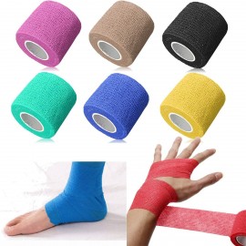 New Security Protection Waterproof Self-adhesive Cshesive Bandages Elastic Wrap First Aid Sports Body Gauze Vet Medical Tape