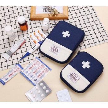 Mini Outdoor First Aid Kit Bag Portable Travel Medicine Package Emergency Kit Bags Small Medicine Divider Storage Organizer