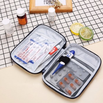 Mini Outdoor First Aid Kit Bag Portable Travel Medicine Package Emergency Kit Bags Small Medicine Divider Storage Organizer