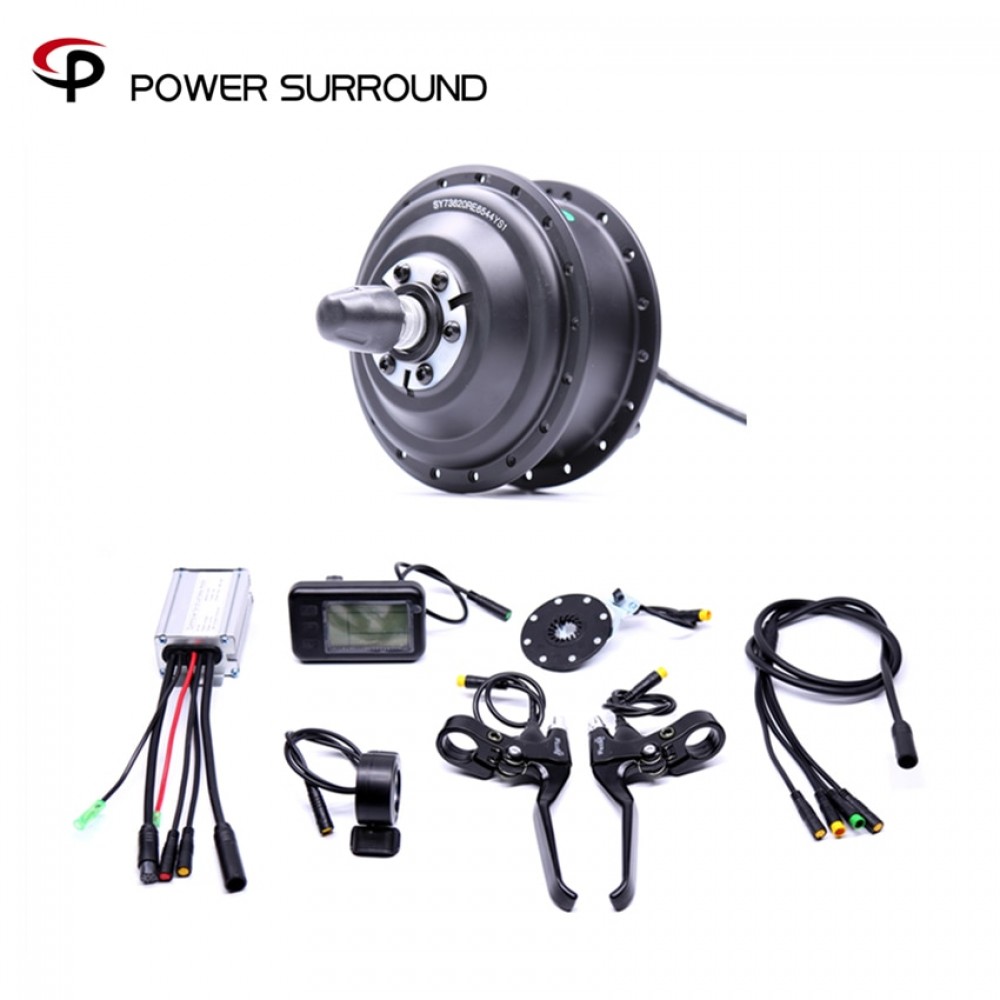 Waterproof Electric 36v350w Front/rear Bike Conversion Kit Brushless Hub Motor wheel bicycle With Ebike System