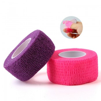 New waterproof self adhesive elastic bandage Medical first aid kit Nonwoven Cohesive wound Bandage for finger 2.5cm* 4.5m