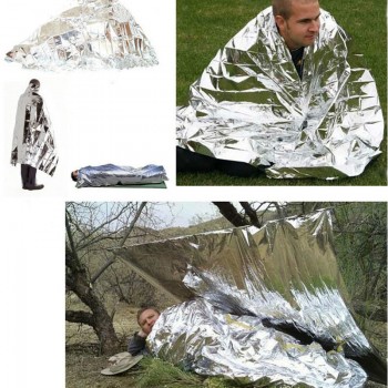 Outdoor Camping Waterproof Emergency Rescue Survival Blanket Life-saving Foil Thermal First Aid Thermal Insulation Mylar Blanket
