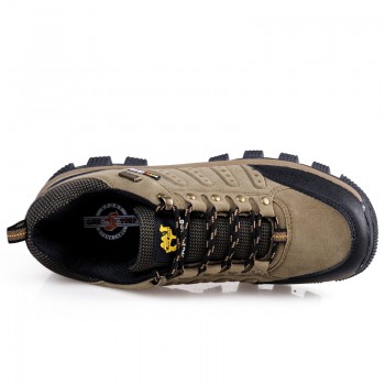 COOLVFATBO Military Tactical Boots For Men Leather Outdoors Round Toe Sneakers Mens Combat Desert Casual Shoes Plus Size 36-47