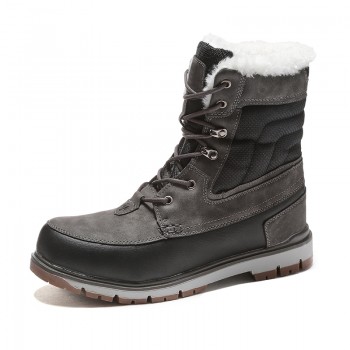 Vancat Winter Warm Plush Fur Snow Boots Men Ankle Boot Quality Casual Motorcycle Boot Waterproof  Mens Boots Big Size 39-47