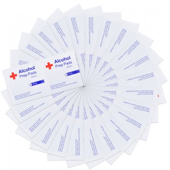 20-50-100pcs Disinfection Alcohol Prep Pad Sealed Sterile Medicated Pad For Home Travel Outdoor Camp First Aid Kits Accessories