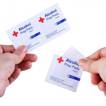 20-50-100pcs Disinfection Alcohol Prep Pad Sealed Sterile Medicated Pad For Home Travel Outdoor Camp First Aid Kits Accessories