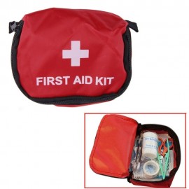 First Aid Kit 0.7L Red PVC Outdoors Camping Emergency Survival Empty Bandage Drug Waterproof Storage only bags