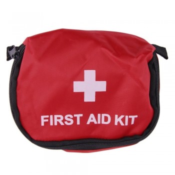 First Aid Kit 0.7L Red PVC Outdoors Camping Emergency Survival Empty Bandage Drug Waterproof Storage only bags