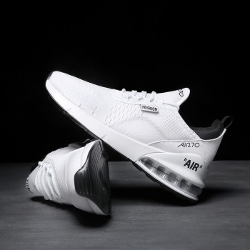 Plus Size Men Air Cushion Casual Shoes Men Trend Breathable Sneakers  Luxury Light Air 270 Lace Up Fashion  Unisex Shoes Men
