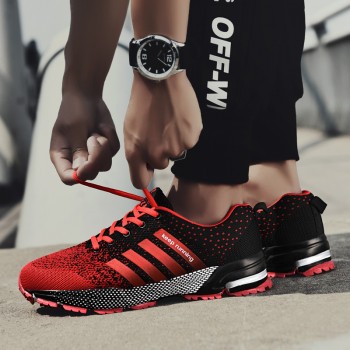 Men Casual Shoes 2018 Spring Summer Sneakers Men Lace UP Breathable Anti Slip High Quality Luxury Men Trainers Shoes