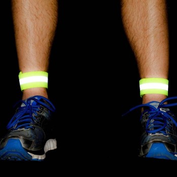 1pcs Band Reflective High Visibility Elastic Wristbands Ankle Wrist Arm Warning Running Cycling Night Warning Outdoor Sports