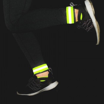 1pcs Band Reflective High Visibility Elastic Wristbands Ankle Wrist Arm Warning Running Cycling Night Warning Outdoor Sports