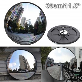 30cm Wide Angle Security Road Mirror Curved for Indoor Burglar Outdoor Safurance Roadway Safety Traffic Signal Convex Mirror