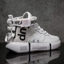 Zanvllchy New 2019 High Top Sneakers Winter Autumn Men Casual Shoes Breathable White Shoes Black Chaussure Homme Zapatos Hombre