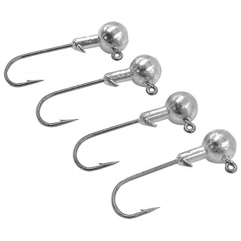 OUTKIT 10 PSC/Lot New High Quality 1.5g/2g/3.5g/5g/7g/10g/14g Lead Head Hook Jig Bait Fishing Hooks For Soft Lure Fishing Tackle