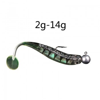 OUTKIT 10 PSC/Lot New High Quality 1.5g/2g/3.5g/5g/7g/10g/14g Lead Head Hook Jig Bait Fishing Hooks For Soft Lure Fishing Tackle
