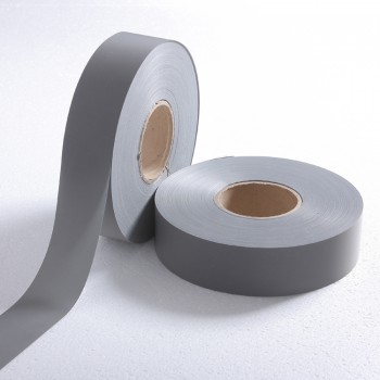 Hot pressing ironing tape style safety reflective warning tape fabric,clothing reflective strip.Retro-reflective material,cloth.