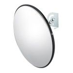 NEW Safurance 45 cm Wide Angle Curved Convex Security Road Mirror For Indoor Burglar Traffic Signal Roadway Safety