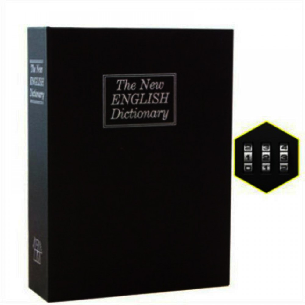 Dictionary Mini Safe Box Book Money Hide Secret Security Safe Lock Cash Money Coin Storage Jewelry key Locker Kid Gift DHZ002