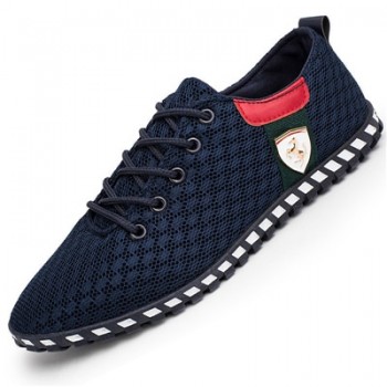 Summer Male Casual Shoes for Men Canvas Shoes Outdoor Sneakers Air Mesh Flats Brand Breathable Ferrary Shoes Zapatos Hombre