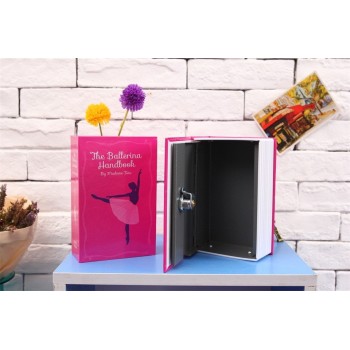Size S Password Hidden Book Safe Box Combination Lock Security Strongbox Steel Home Office Car Travel Money Phone Safes