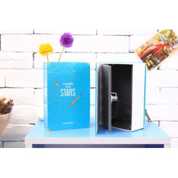 Size S Password Hidden Book Safe Box Combination Lock Security Strongbox Steel Home Office Car Travel Money Phone Safes