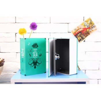 Size S Password Hidden Book Safe Box Combination Lock Security Strongbox Steel Home Office Car Travel Money Phone Safes