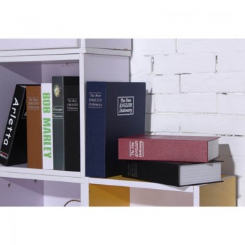 Security Simulation Dictionary Book Hidden Safes Case Home Cash Money Jewelry Locker Secret Safe Storage Box with Key Lock