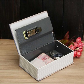 Hollow Mini Dictionary Safe Box Book Money Hide Secret Security Safe Lock Cash Money Coin Storage Jewellery key Locker Kid Gift