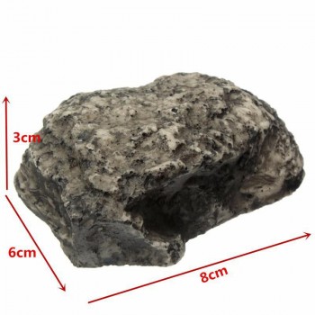 Alternate Key House Security Hidden Hidden Security Rock Key Box Fake Rock Garden Decoration 6x8x3cm Safe Secret Storage DHZ001