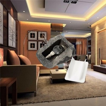 Alternate Key House Security Hidden Hidden Security Rock Key Box Fake Rock Garden Decoration 6x8x3cm Safe Secret Storage DHZ001