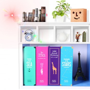 Metal Steel Storage Safe Box Dictionary Secret Book Piggy Bank Money Secret Security Locker Cash Jewellery With Key Lock