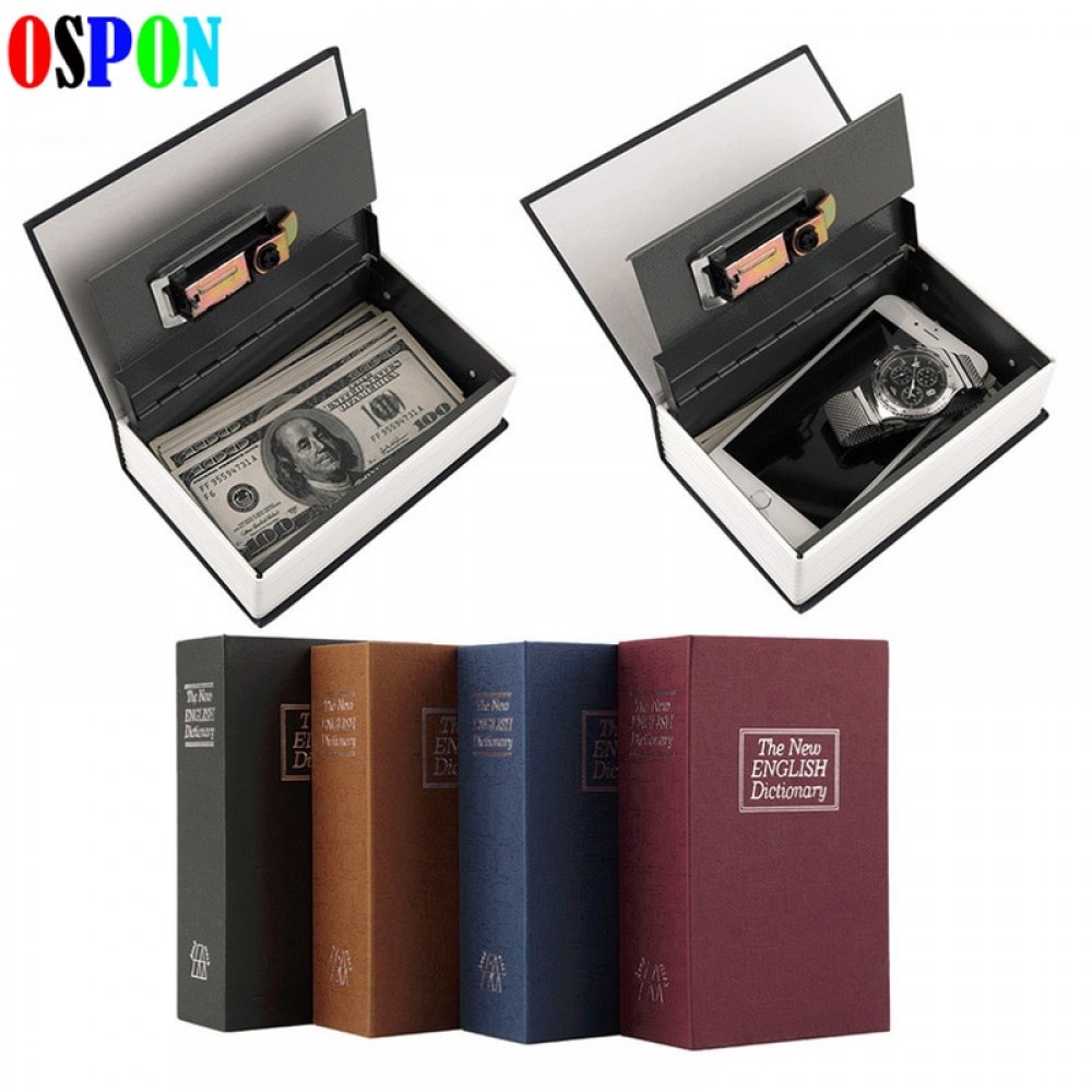 Book Safes Metal Steel Cash Secure Hidden English Dictionary Booksafe Homesafe Money Box Coin Storage Secret Piggy Bank Size M