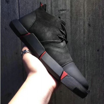 NEW Brand  High quality  all Black Mens leather casual shoes Fashion Breathable Sneakers  fashion flats   LG-11