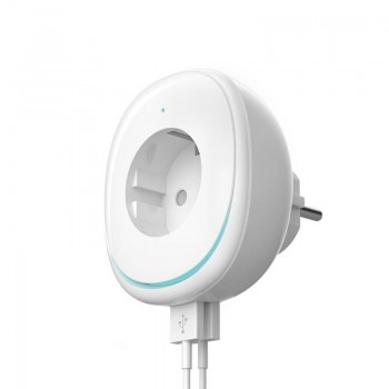 DIGOO DG-SP01 Dual USB Interface EU Plug Smart WiFi Socket with LED Night Light APP Remote Control Work with Amazon Alexa Google