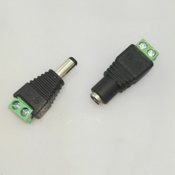 Gakaki 5 pairs Coax Cat5 To Bnc DC Male + female Connector plug adapter Coax Av BNC UTP for CCTV camera Video Balun Connector