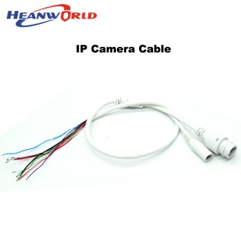 Heanworld IP camera cable for IP network camera cable replace cable RJ45 camera Cable DC12V for CCTV ip camera replace use