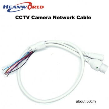 Heanworld IP camera cable for IP network camera cable replace cable RJ45 camera Cable DC12V for CCTV ip camera replace use