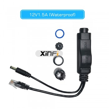 48V to 5V 12V Active Isolated PoE Splitter IEEE802.3af/at 12v Waterproof Gigabit poe splitter 5v Micro USB poe for Raspberry Pi