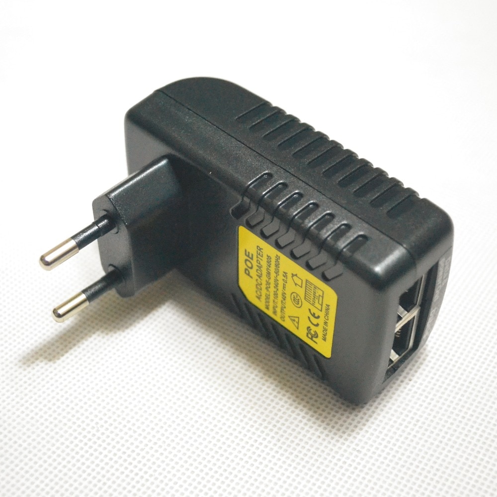 POE Injector 48V 0.5A poe power adapter injector for IP video surveillance camera 802.3af EU/US Plug