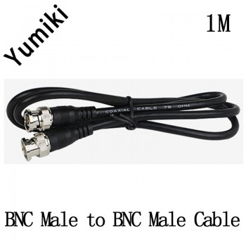 Yumiki SYV-75-3 1m/2m/3m/5m/10m Coaxial BNC Cable for CCTV Camera BNC Male to BNC Male Cord M/M