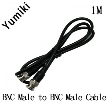 Yumiki SYV-75-3 1m/2m/3m/5m/10m Coaxial BNC Cable for CCTV Camera BNC Male to BNC Male Cord M/M