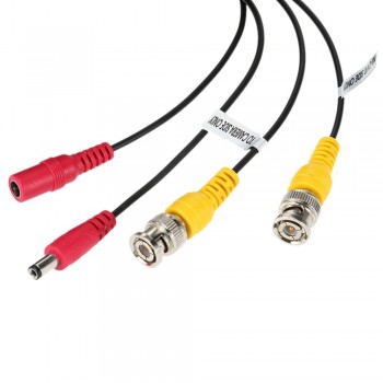 LOFAM 10M / 18.3M / 30M / 40M / 50M CCTV BNC Video Cable DC Power Copper Core Siamese Coaxial CCTV AHD Camera Cable Accessories