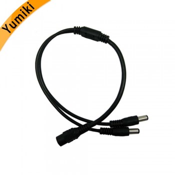Yumiki 1pcs 1 DC Female To 2/3/4/5/8 Male plug Splitter Plug Cable 5.5mm*2.1mm 12V DC Power Supply Connector Cable