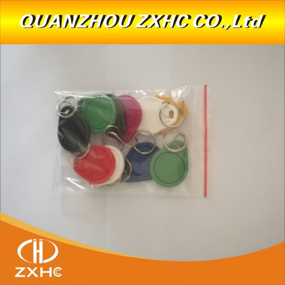 (10PCS) 13.56 Mhz RFID M1 S50 UID Changeable Card Tag Keychain Key Keyfob ISO14443A Block 0 Sector Writable