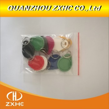 (10PCS) 13.56 Mhz RFID M1 S50 UID Changeable Card Tag Keychain Key Keyfob ISO14443A Block 0 Sector Writable