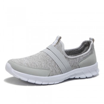 2019 Spring women sneakers shoes women Breathable Mesh shoes ballet flats ladies slip on flats loafers shoes Plus size 41 42