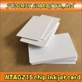 Free shopping 50pcs Inkjet Printable Nfc Cards Blank,Nfc Card 215 chip for all nfc phone.