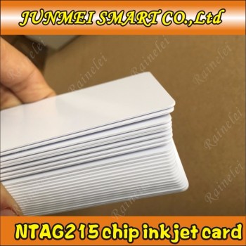 Free shopping 50pcs Inkjet Printable Nfc Cards Blank,Nfc Card 215 chip for all nfc phone.