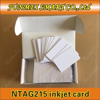 Free shopping 50pcs Inkjet Printable Nfc Cards Blank,Nfc Card 215 chip for all nfc phone.